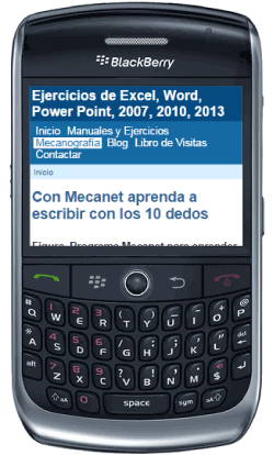 Blackberry tema móvil para drupal 6