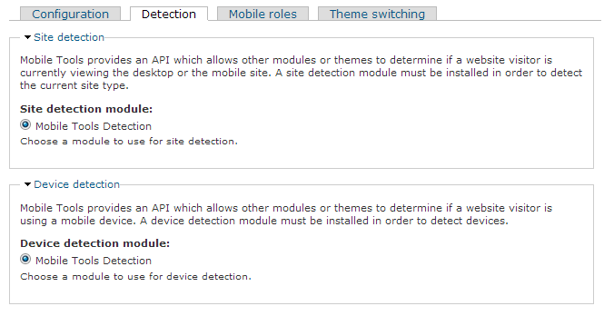 Configurara mobile tools sitios web móvil drupal 6