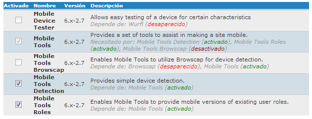 Versión móvil con mobile_tools drupal