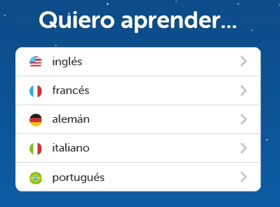 Aprender idiomas con Duolingo