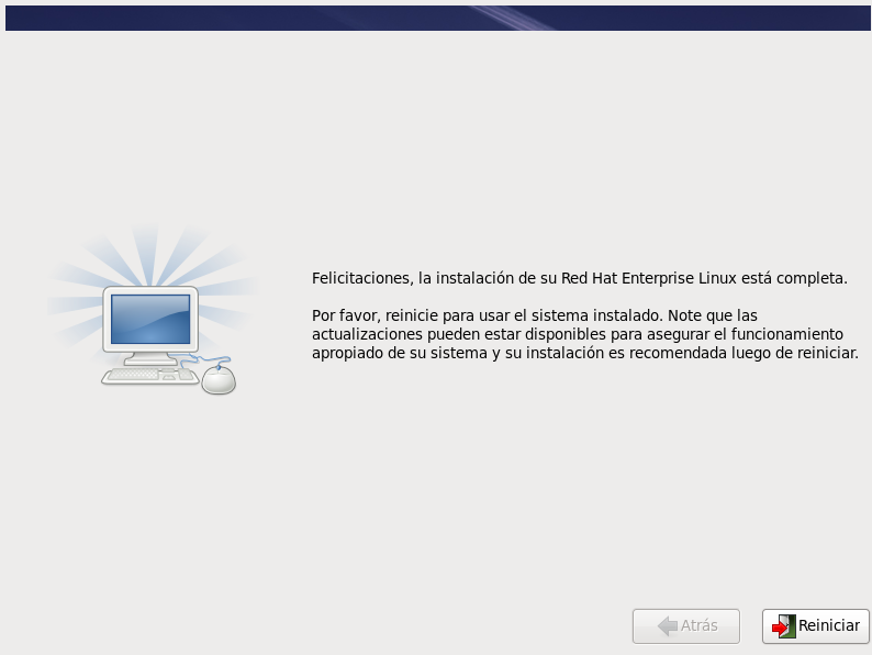 Instalación Completada