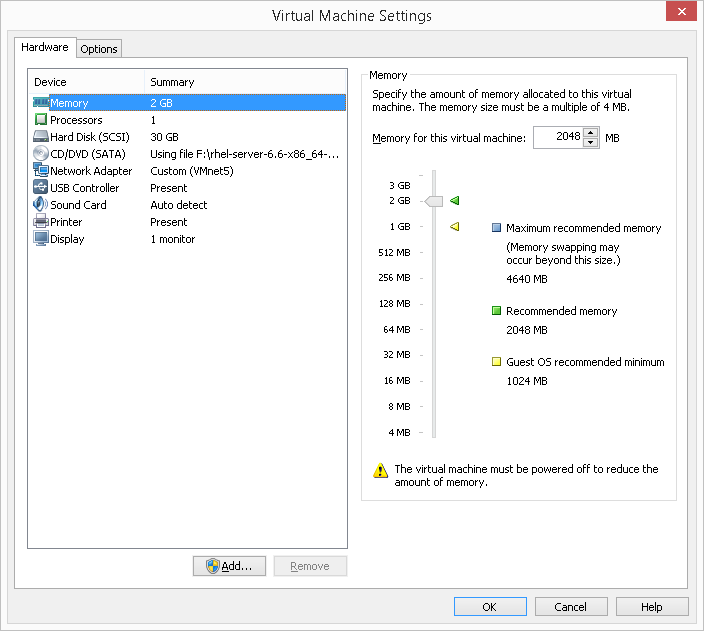 Características del Servidor