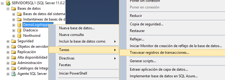 Log Shiping SQL Server