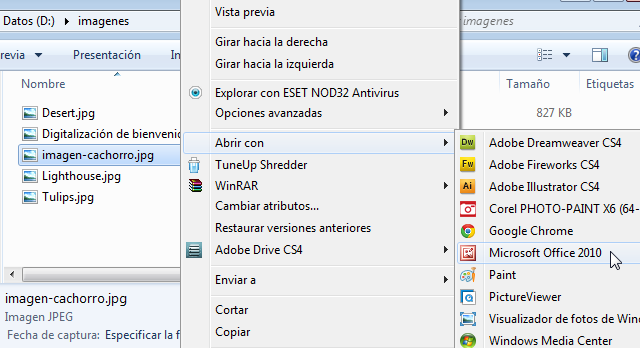 Comprimir fotos de manera sencilla