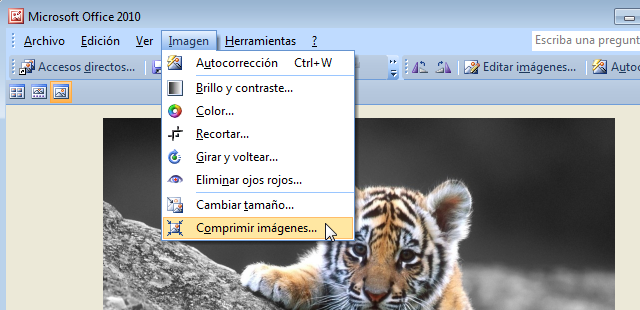 Reducir el tamaño de imágenes