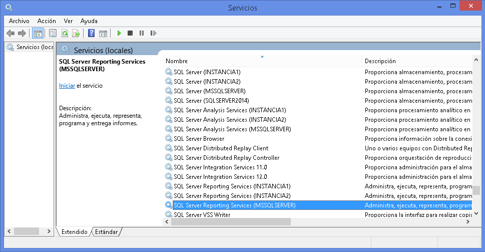Puerto 80 usado por Reporting Services de SQL Server